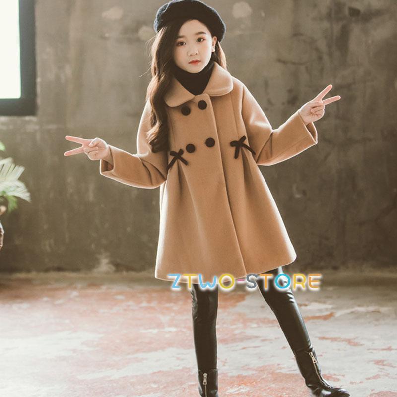トレンチコート キッズ 子供 女の子 秋 冬 冬服 暖かい 防寒 着痩せ