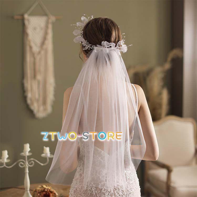 FTWウエディングベール　ショート・ゴールド 楽天市場】ウエディング ベール【ショート ミドル・2層・金属