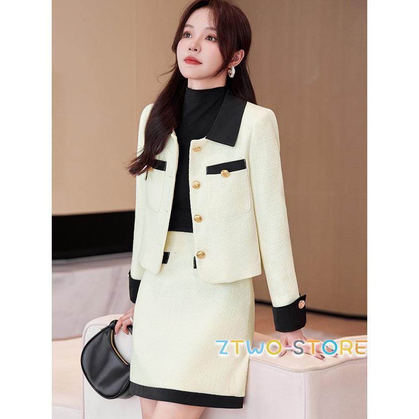 スカートスーツ レディース セットアップ セレモニー スーツ 大きい