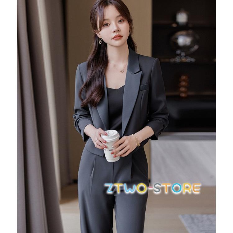 パンツスーツ レディース スーツ かっこいい セットアップ パンツスーツ レディース スーツ かっこいい セットアップ