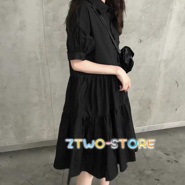 coyseio 半袖ひざ丈ワンピース 黒 coyseio 半袖ひざ丈ワンピース 黒 coyseio 半袖ひざ丈ワンピース 黒