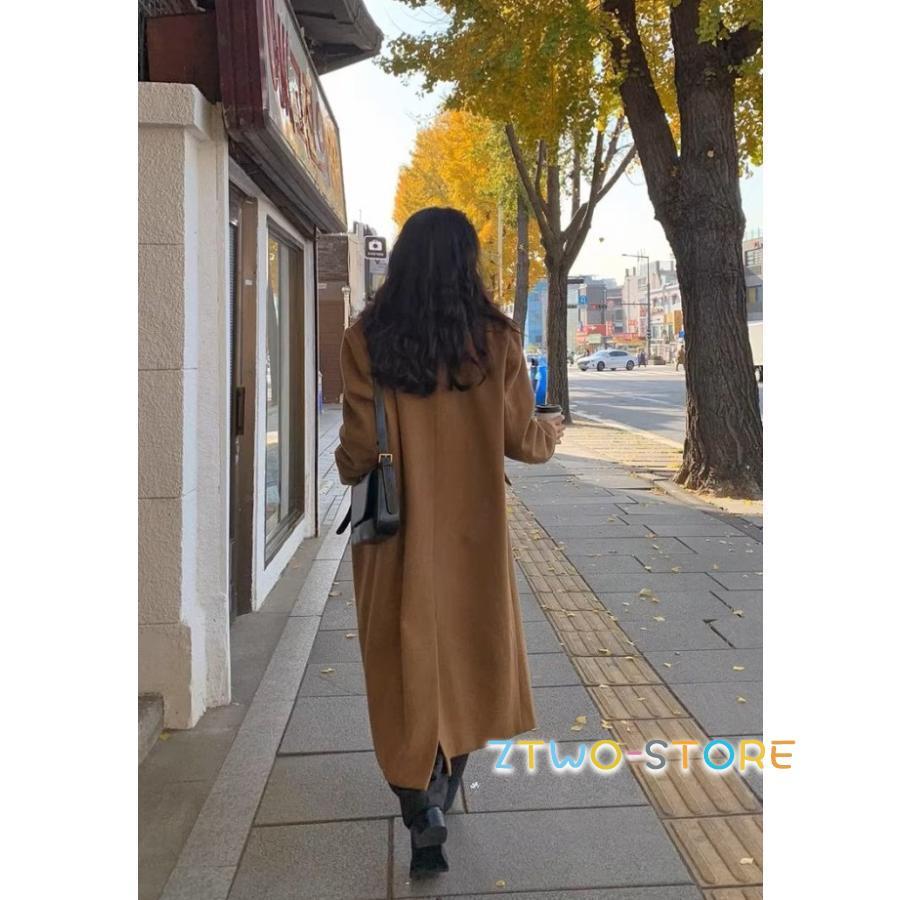 チェスターコート レディース アウター オーバーサイズ コート ロング