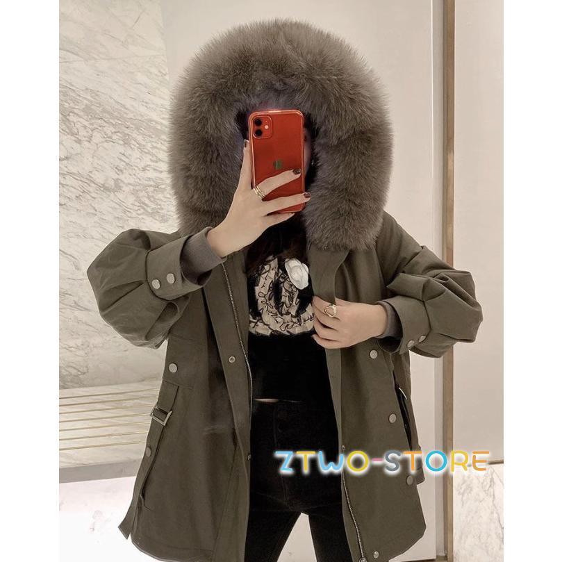 マウンテンパーカー レディース アウター 秋冬 春 ライナー付き ファー