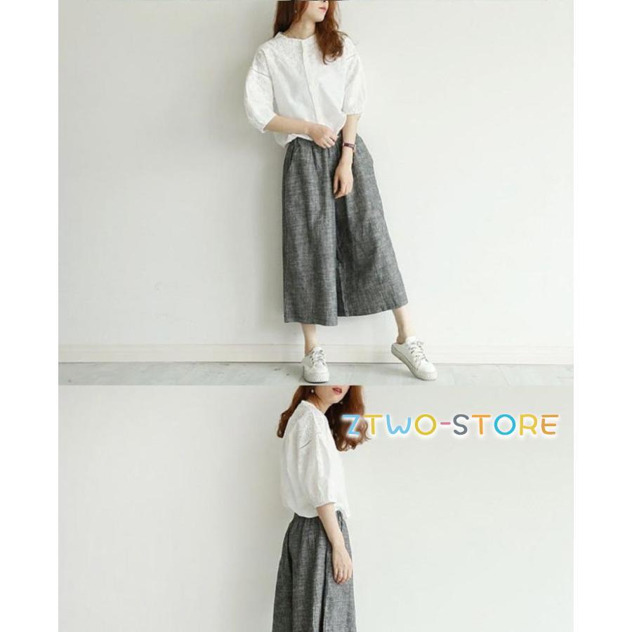 美品⭐︎THREE SQUARE バルーンスリーブシャツ THREE SQUARE]バルーンスリーブブラウス | KOBUNSHA SELECT SHOP