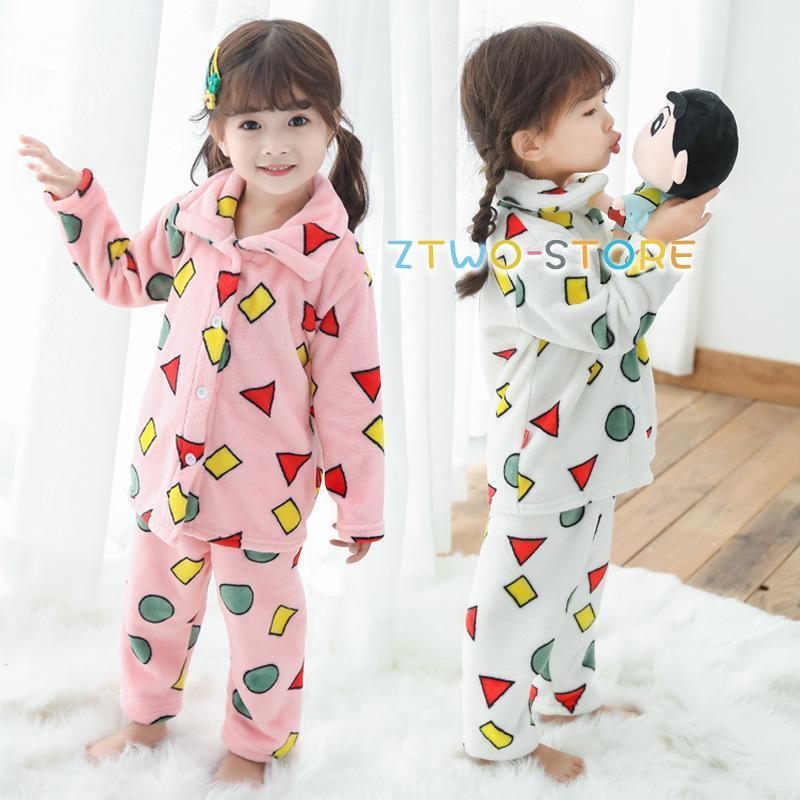 秋と冬 パジャマ 子供用 長袖 キッズ 子供服 新作 クレヨン