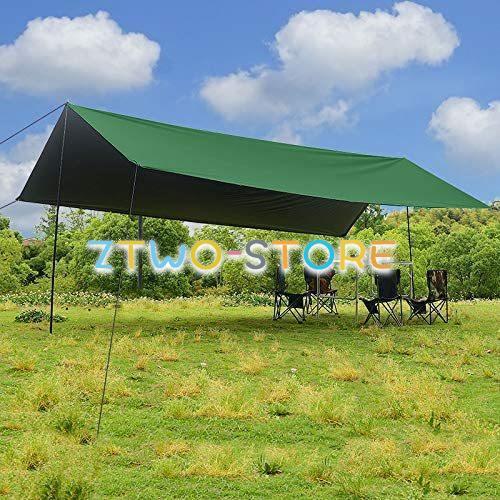 超大型タープ キャンプ天幕300*450cm 日除け 紫外線カート 防水