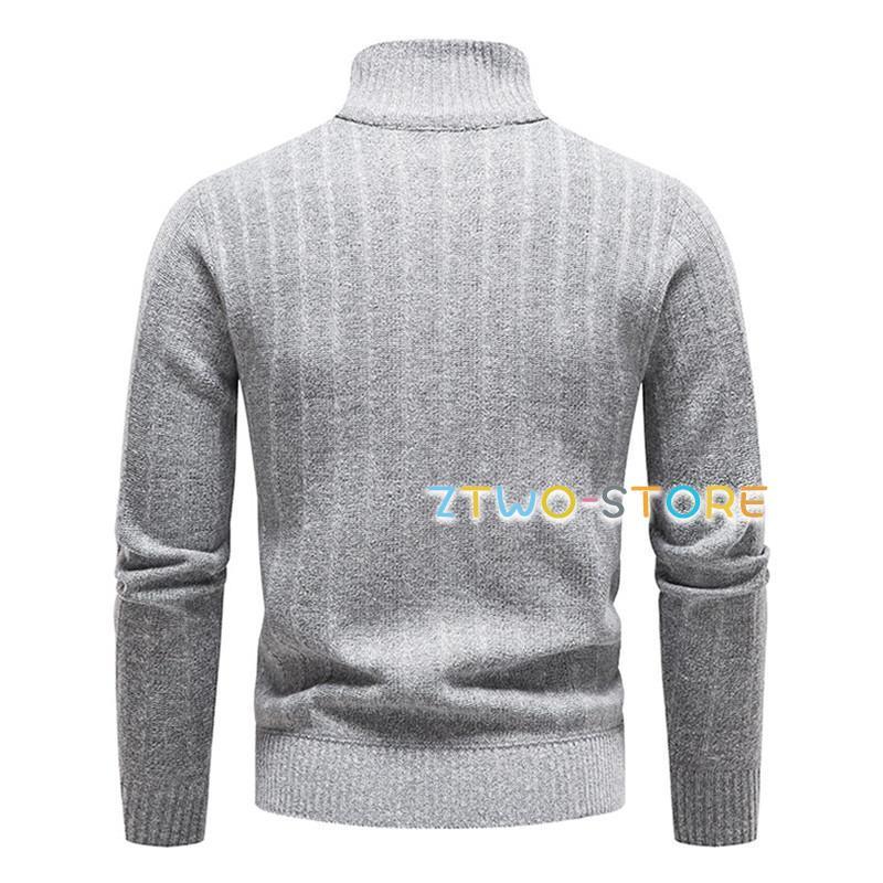 ゴルフウェア ニットセーター メンズ 長袖 ゴルフ タートルネック ハイネック 暖かい  スポーツ 秋冬 防寒 厚手 Tシャツ トップス 無地 | ブランド登録なし | 11
