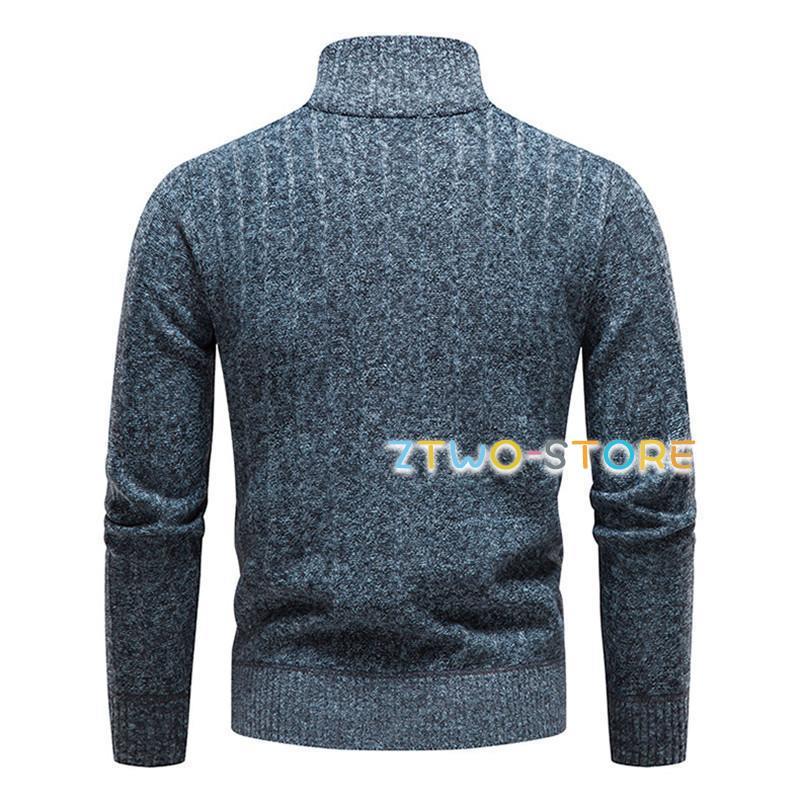 ゴルフウェア ニットセーター メンズ 長袖 ゴルフ タートルネック ハイネック 暖かい  スポーツ 秋冬 防寒 厚手 Tシャツ トップス 無地 | ブランド登録なし | 13