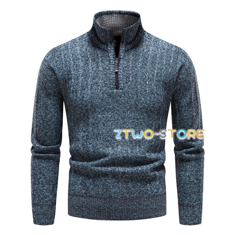 ゴルフウェア ニットセーター メンズ 長袖 ゴルフ タートルネック ハイネック 暖かい  スポーツ 秋冬 防寒 厚手 Tシャツ トップス 無地 | ブランド登録なし | 07