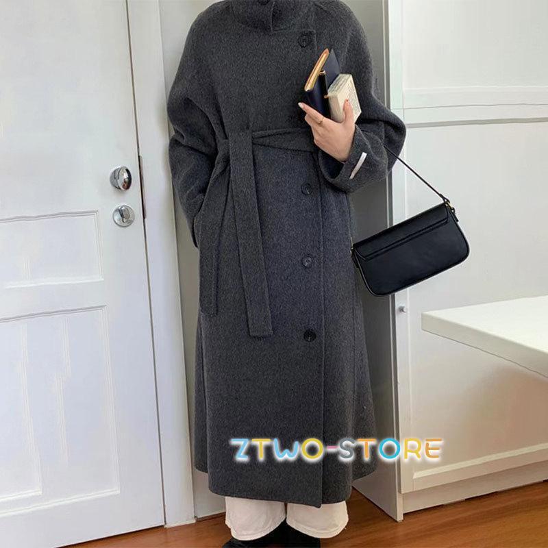 チェスターコート ラシャ レディース ロングコート ウールコート 冬秋