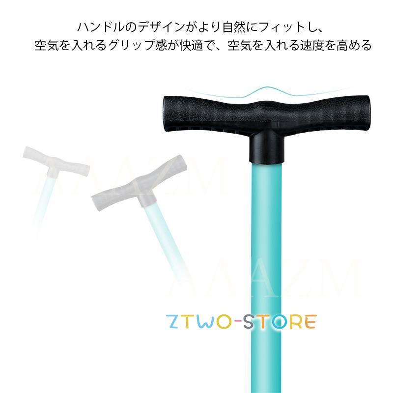 空気入れ 自転車 手動空気ポンプ クロスバイク ロードバイク 自転車