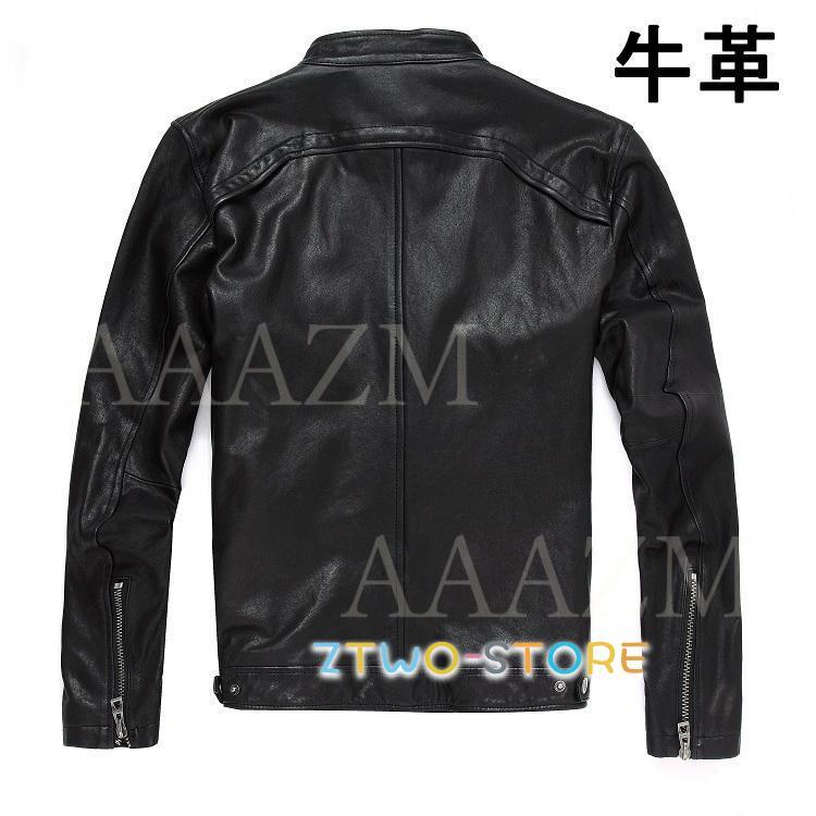 レザージャケット メンズ 本革 バイク ライダース ジャケット 革