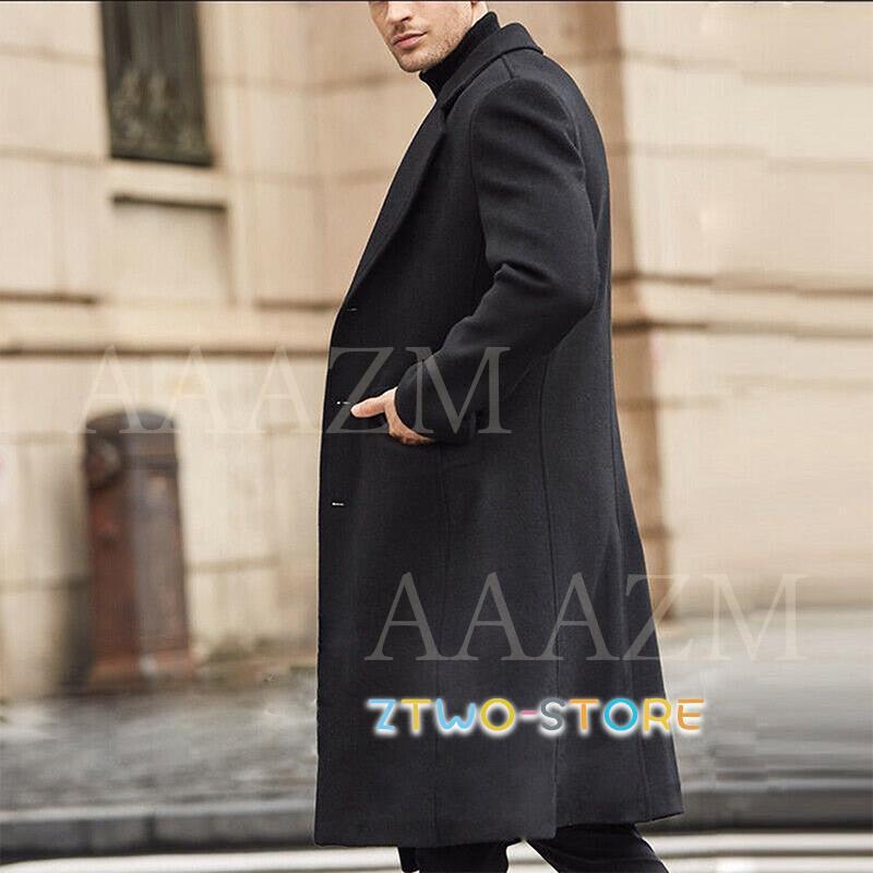 チェスターコート メンズ ロング丈 ひざ下 おしゃれ トレンチコート 30