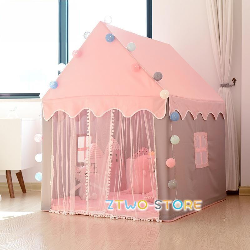 キッズテント 子供 プリンセステント ままごと 大きなスペース ハウス 