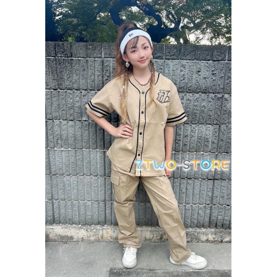 ロックダンス衣装 ヒップホップ ダンス衣装 セットアップ キッズ 子供