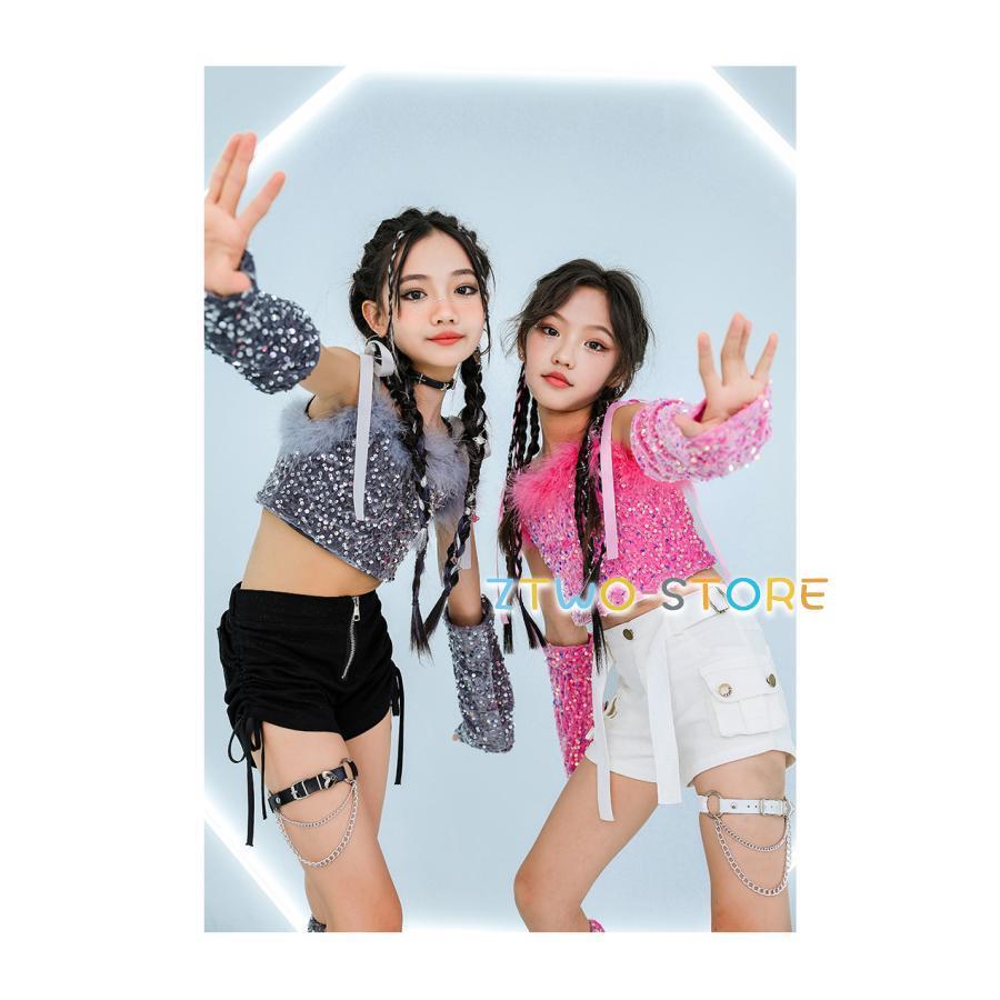 ダンス衣装 ガールズ 衣装 派手 K-POP 韓国 ジャズ セットアップ