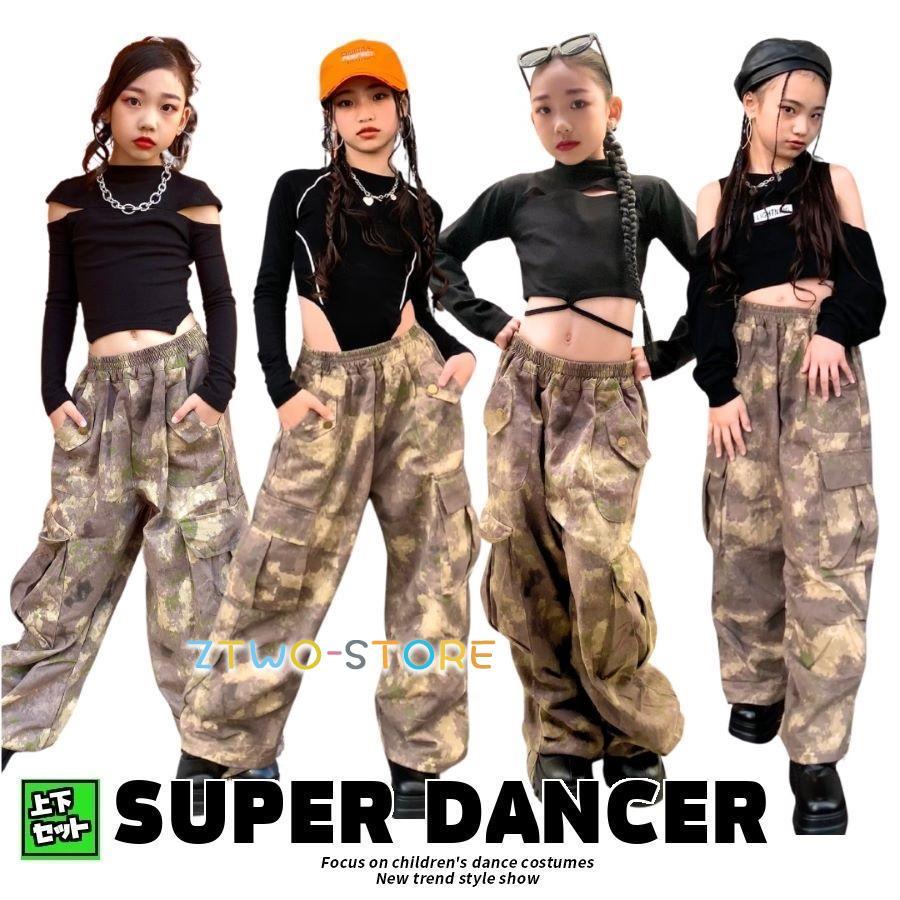 ダンス衣装 セットアップ ガールズ ヒップホップ 衣装 K-POP 韓国