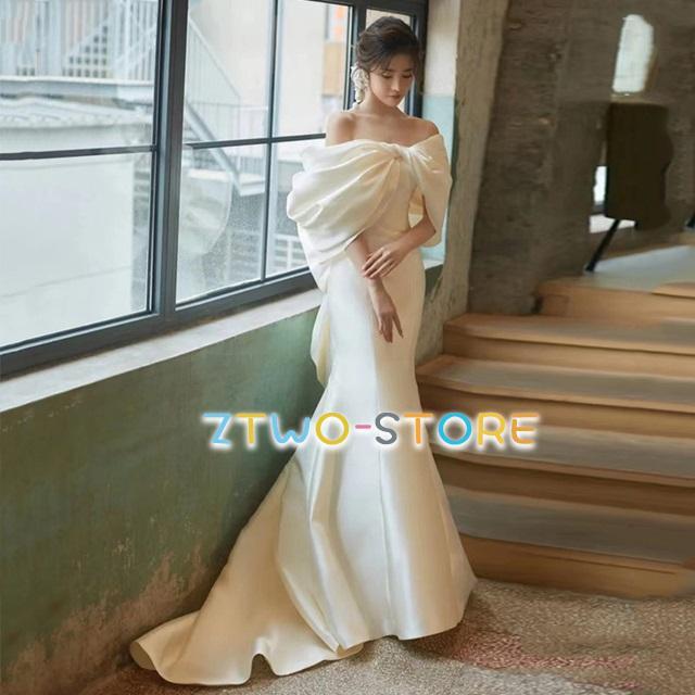 ウェディングドレス マーメイド オフショルダー 大きいサイズ 3L