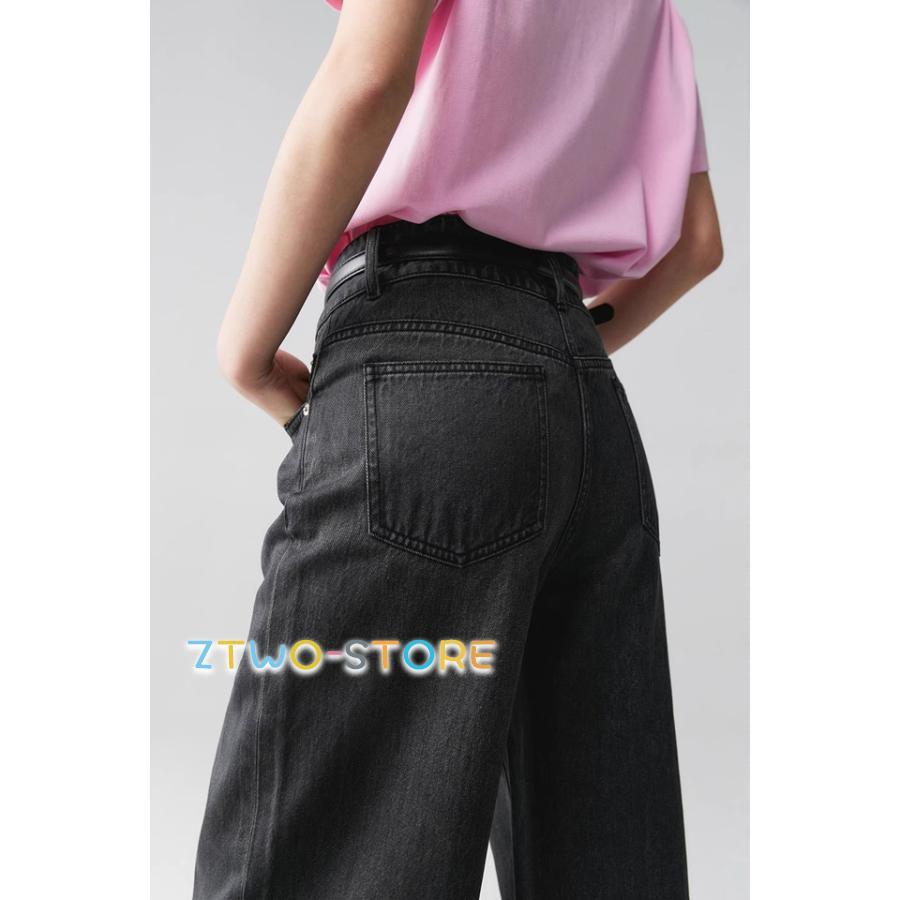 黒 超貴重 日本未入荷 未使用 BBC EU ストレートデニム サイズ 34 antiqua ストレートデニム パンツ レディース ボトムス ロング