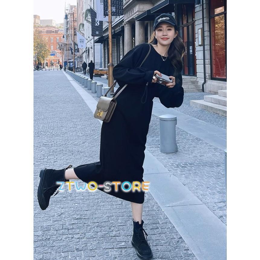 ワンピース レディース スウェット トレーナーワンピース タイト