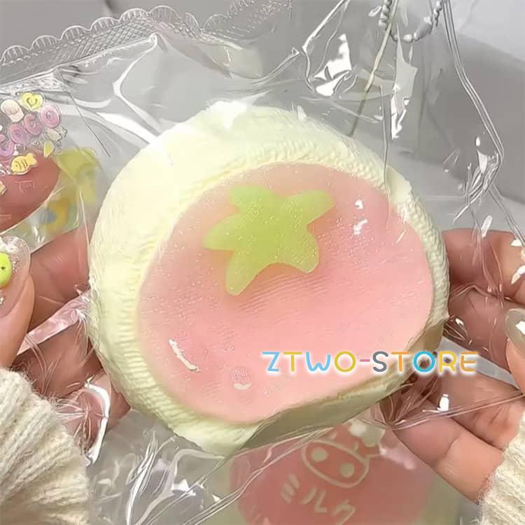 パン型 スクイーズケーキおもちゃ 大きいパン スクイーズ フード