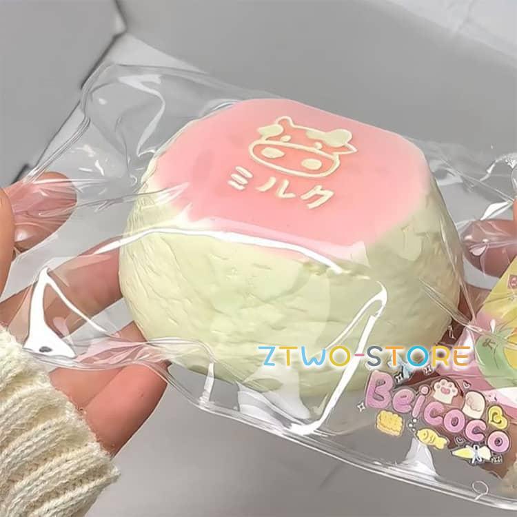 パン型 スクイーズケーキおもちゃ 大きいパン スクイーズ フード