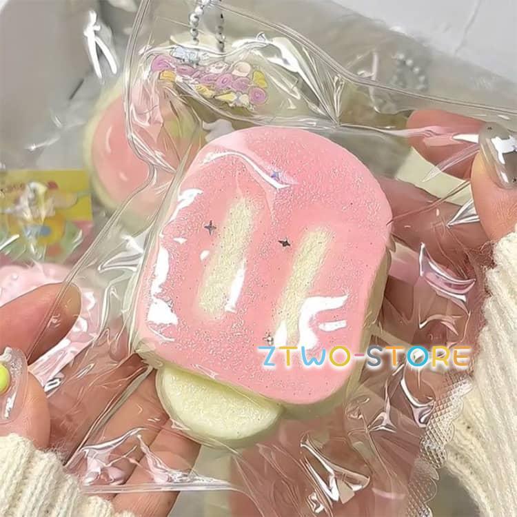 パン型 スクイーズケーキおもちゃ 大きいパン スクイーズ フード