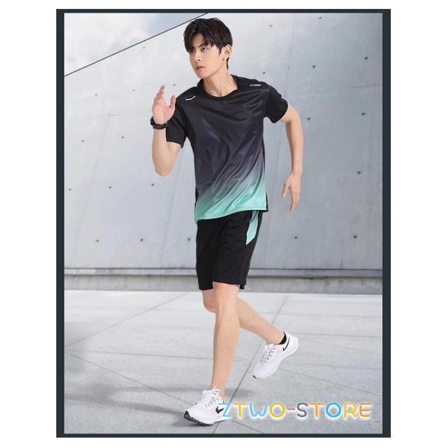 半袖 Tシャツ トレーニング ストレッチ カジュアル 夏服 ランニング