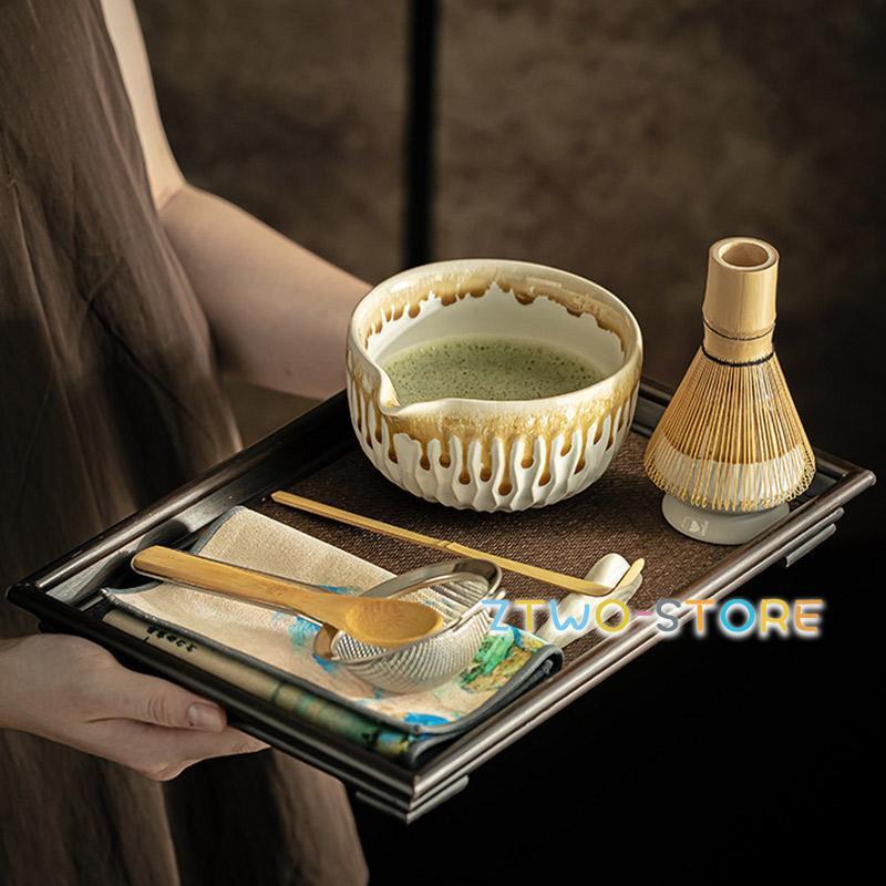 百本立 茶せん 抹茶 茶道具 竹 茶杓 茶碗 茶筅 100本立 8点セット 茶筅