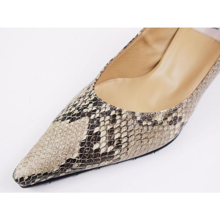 パイソンポインテッドトゥパンプス PUMPS ナチュラルヘビ ヘビ型 パイソンポインテッドトゥパンプス PUMPS ナチュラルヘビ ヘビ型