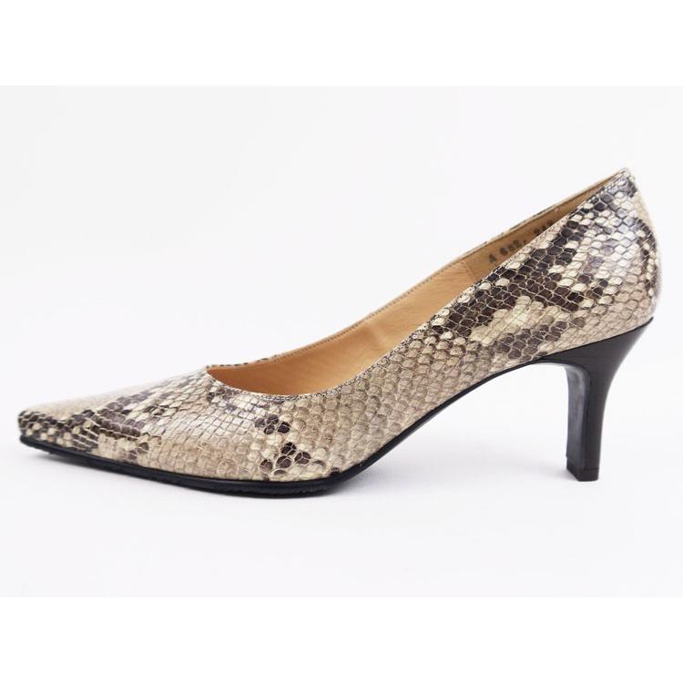 パイソンポインテッドトゥパンプス PUMPS ナチュラルヘビ ヘビ型 パイソンポインテッドトゥパンプス PUMPS ナチュラルヘビ ヘビ型