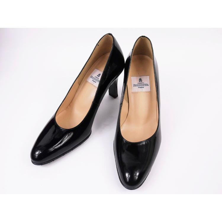 エナメルパンプス PUMPS ラウンドトゥ オーク・ブラック・黒 エナメルパンプス PUMPS ラウンドトゥ オーク・ブラック・黒
