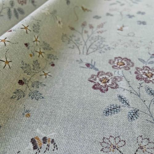 【202602E】パッチワークキルト生地・布・プリント/パッチワーク/グレー/textile pantry |  | 01