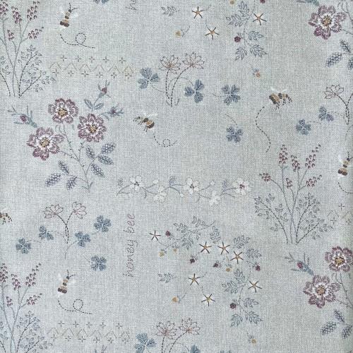 【202602E】パッチワークキルト生地・布・プリント/パッチワーク/グレー/textile pantry |  | 04