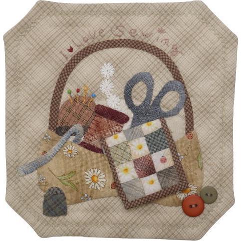 【パッチワークキット】000868 I love Sewing（パターンのみ）＝Happy Ring シリーズ＝　南久美子/材料セット/タペストリー |  | 02
