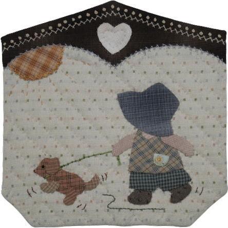 【パッチワークキット】000882　ビリーのお散歩（パターンのみ）＝Happy Ring シリーズ＝　南久美子/材料セット/タペストリー |  | 02