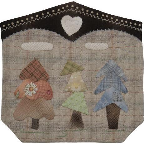 【パッチワークキット】000883　スリーツリー（パターンのみ）＝Happy Ring シリーズ＝　南久美子/材料セット/タペストリー |  | 02