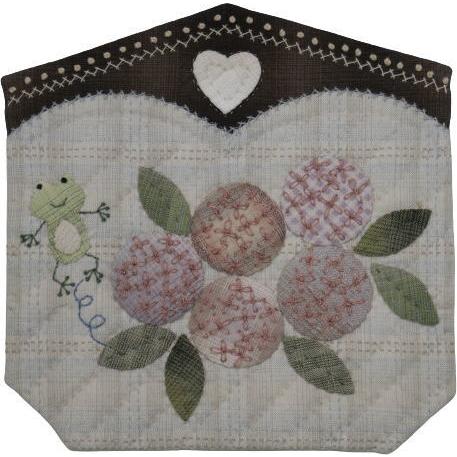 【パッチワークキット】000885　あじさい（パターンのみ）＝Happy Ring シリーズ＝　南久美子/材料セット/タペストリー |  | 02