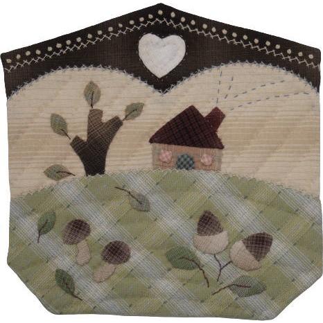 【パッチワークキット】000887　Four Seasons Autumn（パターンのみ）＝Happy Ring シリーズ＝　南久美子/材料セット/タペストリー |  | 02