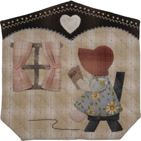 【パッチワークキット】000888　読書タイム（パターンのみ）＝Happy Ring シリーズ＝　南久美子/材料セット/タペストリー |  | 02