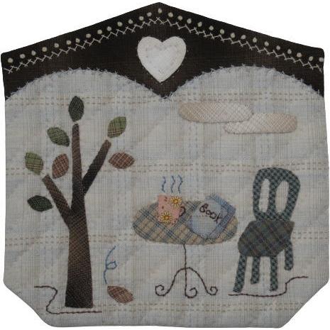 【パッチワークキット】000889　秋晴れ（パターンのみ）＝Happy Ring シリーズ＝　南久美子/材料セット/タペストリー |  | 02