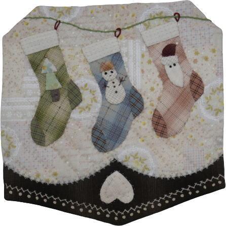 【パッチワークキット】000894　ハッピーソックス（パターンのみ）＝Happy Ring シリーズ＝　南久美子/材料セット/タペストリー |  | 02