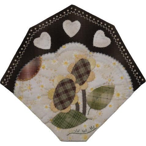 【パッチワークキット】000897　Summer ひまわり（パターンのみ）＝Happy Ring シリーズ＝　南久美子/材料セット/タペストリー |  | 02