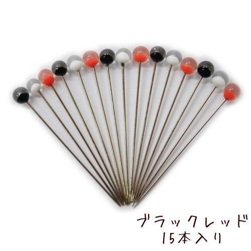 ガラスのまち針 お雛様C ガラスのまち針 お雛様C