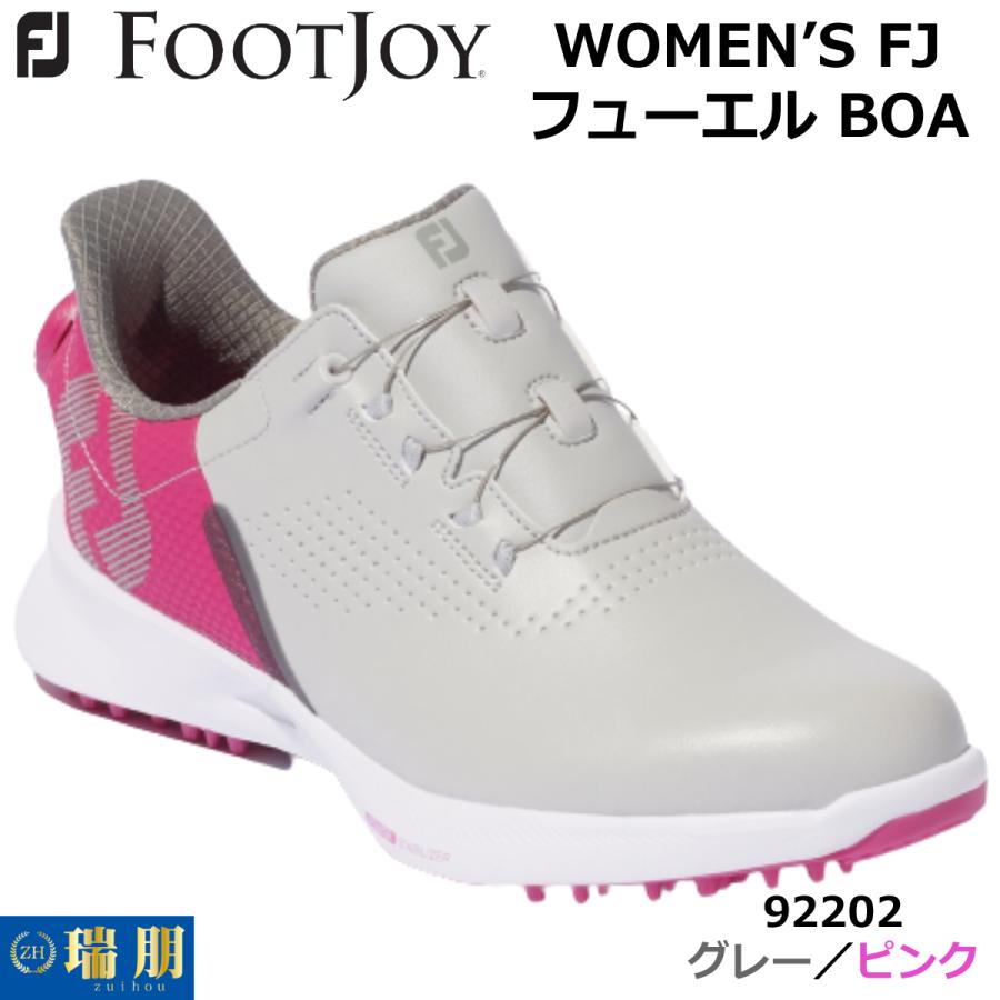 FOOTJOY フットジョイ WOMEN'S FJ フューエル BOA 92202 W055 グレー