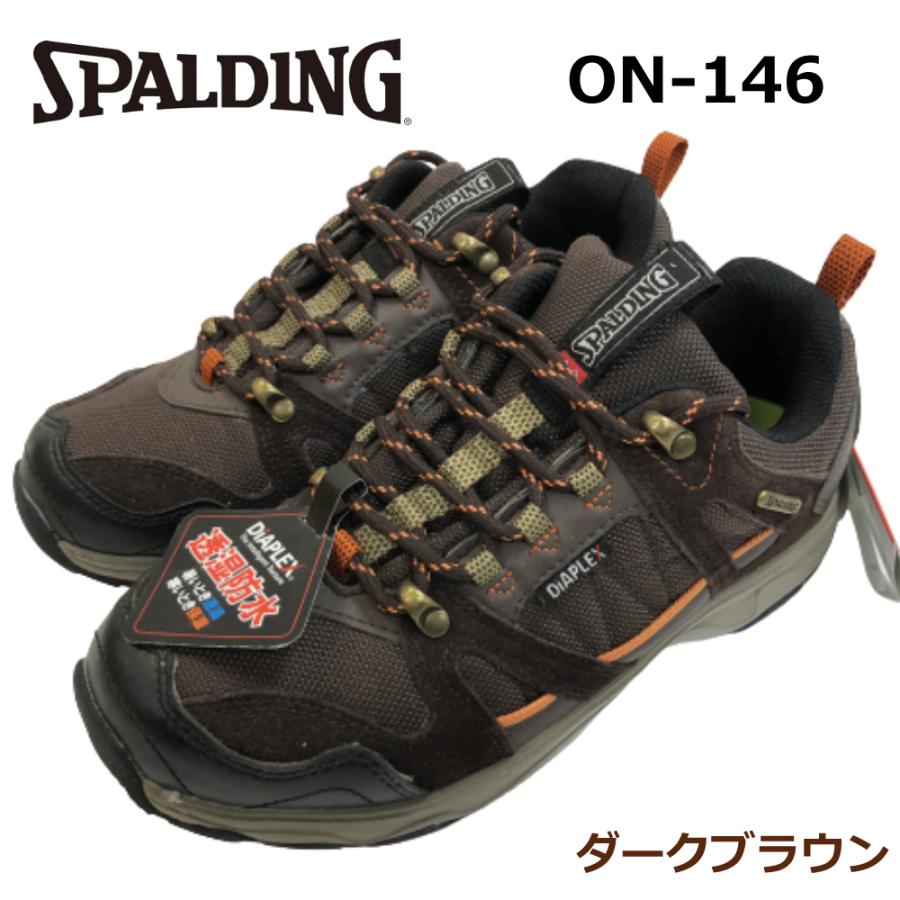 SPALDING スポルディング ウォーキングシューズ ON-146 ダークブラウン 