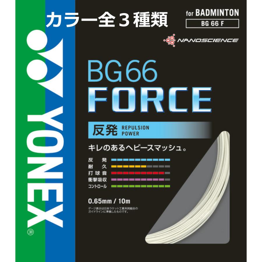 YONEX ヨネックス バドミントンガット BG66 フォース BG66F : 瑞 YONEX ヨネックス バドミントンガット BG66 フォース BG66F : 瑞
