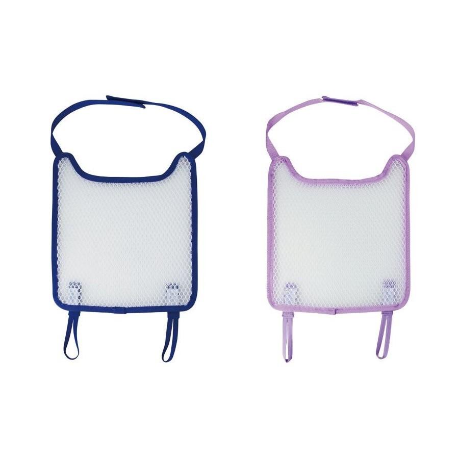 デビカ ランドセル用 爽快 背あて パッド ネイビー パープル ランドセル 夏 簡単取付 水洗い メッシュ 通学 暑さ対策 宅送 通気性 小学校 小学生 汗