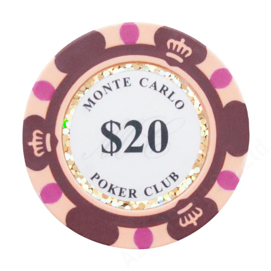 モンテカルロ ポーカーチップ 25枚 セット ポーカー カジノ コイン $1 $5 $10 $20 $25 $50 $100 $500 $1000 $5000 $10000 雰囲気出る AngeliqueShop｜zumi｜05