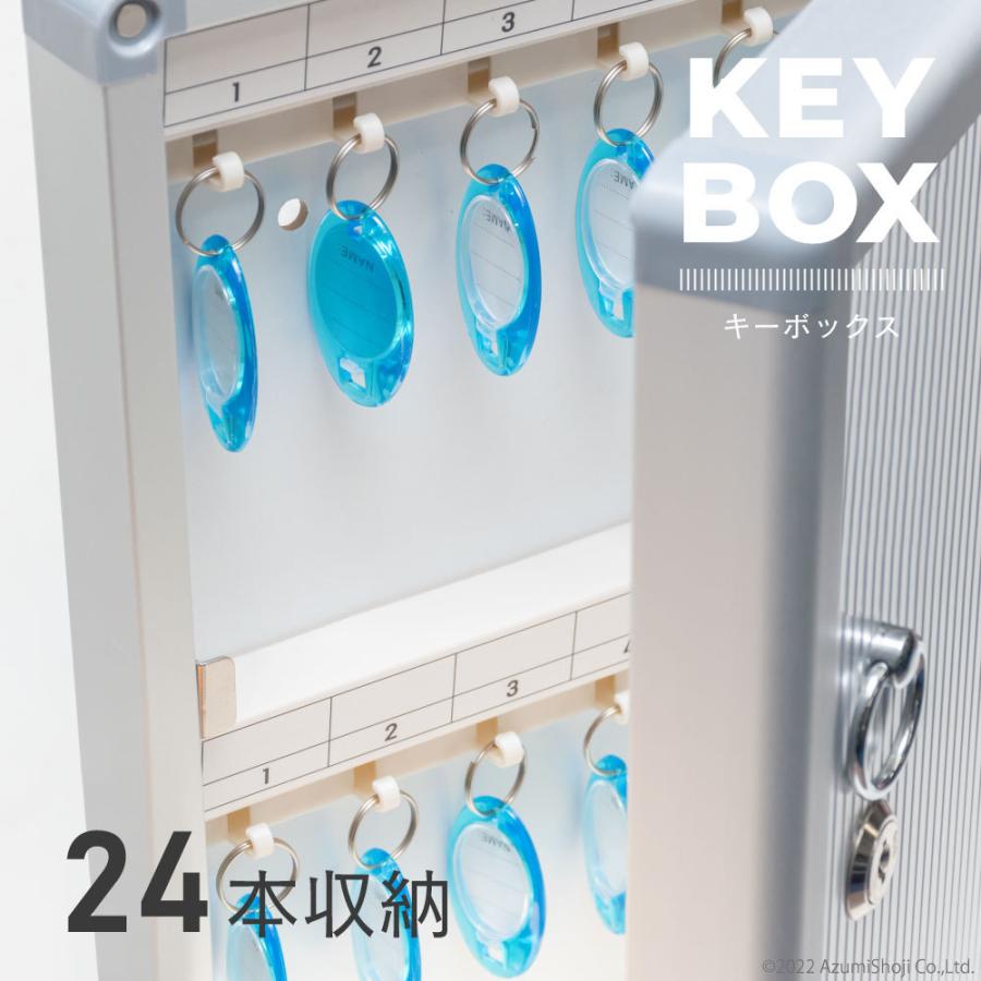 オンラインショップ キーボックス 24本 収納 壁掛け 鍵 カギ 管理 オフィス おしゃれ 鍵付き 収納ボックス アルミ 紛失防止 業務用 軽量 薄型 店舗用品 Riosmauricio Com